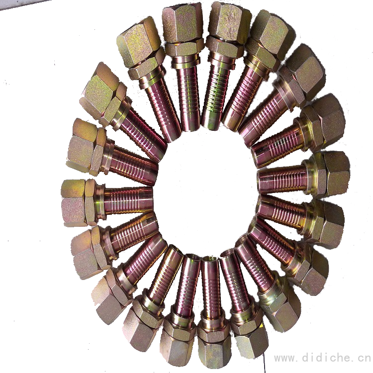 Differentiation of hydraulic pipe fittings types