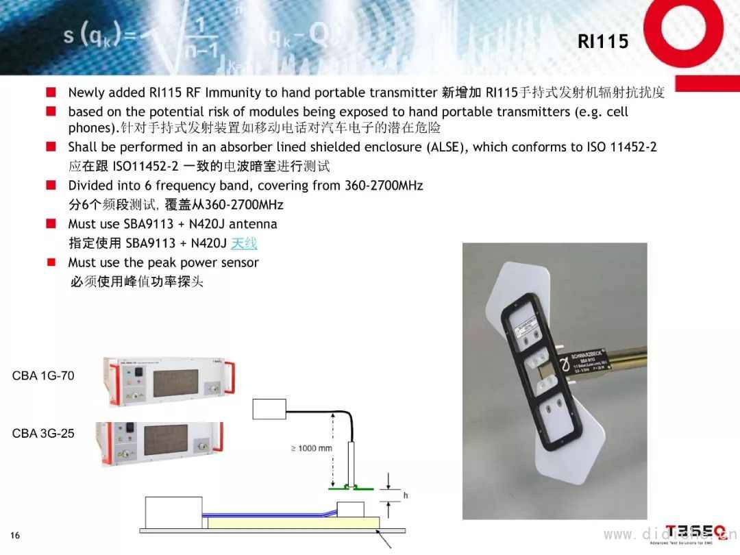 Introduction to EMC Test Standards for Ford Parts