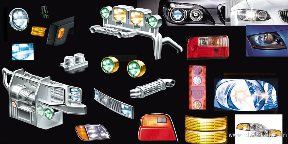 What environmental endurance tests need to be done for automotive lighting accessories lamps?