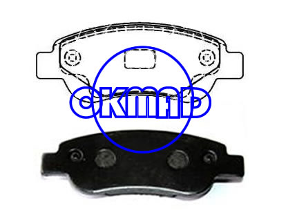 CITROEN C1, PEUGEOT 107, JAC YUEYUE, TOYOTA AYGO Conjunto de pastilhas de freio FMSI:8818-D1604 OEM: 4253.27,04465-0H020 WVA:23959, F1604