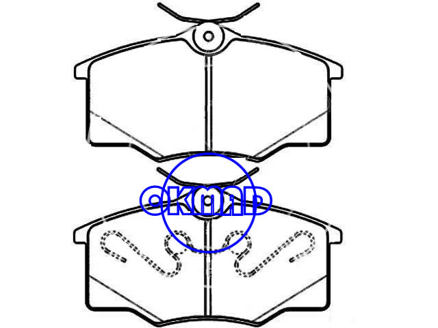 VW (SVW) GOL Pointer OPEL CORSA B Box VAUXHALL CORSAVAN pastilha de freio FMSI:8284-D1173 OEM:1605021 93257112 FDB1385 TRW:GDB1759 WVA:23546/23547,F1173
