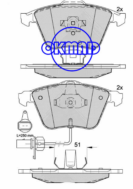 AUDI A4 A6 A8 ASSENTO EXEO Pastilha de freio FMSI: 7796-D1111 OEM: 4E0 698 151 F FDB1629 FDB1827 TRW: GDB1554 / GDB1617 / GDB1659 WVA: 23763/23801/24021, F1111