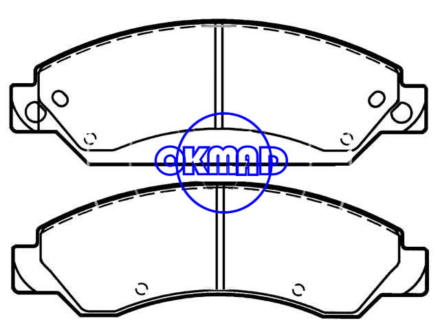 CHEVROLET TRUCK Avalanche Silverado Tahoe GMC Sierra Denali Yukon Brake pad FMSI:7997-D1092 D7997-D1380 OEM:89059119,F1092