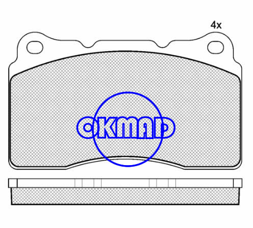 VOLVO S60 R V70 R Brake pad FMSI:7919-D1016 OEM:3 064 513-52 TRW:GDB1608 GDB2007 WVA:23092