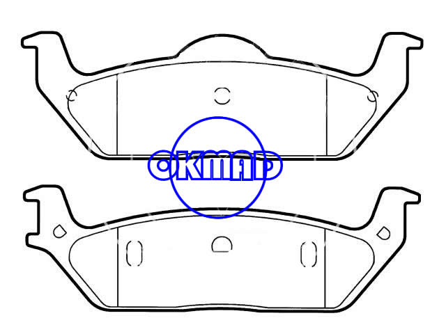 FORD TRUCK F-150 Laria LINCOLN Mark LT Brake pad FMSI:7916-D1012 OEM:4L3Z-2200-AB, F1012