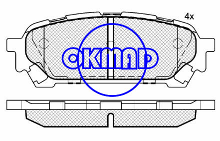 SUBARU Impreza WRX Estate Saloon Forester SAAB 9-2X 브레이크 패드 FMSI:7905-D1004 OEM:320 06 220 WVA:24331, F1004