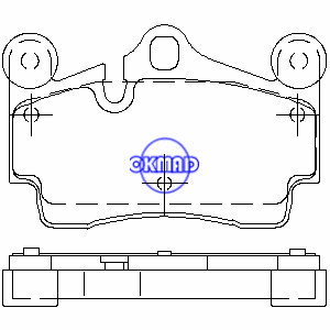 AUDI Q7 PORSCHE Cayenne GTS Turbo VW Touareg TDI Brake pad FMSI:7879-D978 7908-D978 OEM:95535293900 FDB1627 TRW:GDB1549 GDB1653 WVA:23694, F978