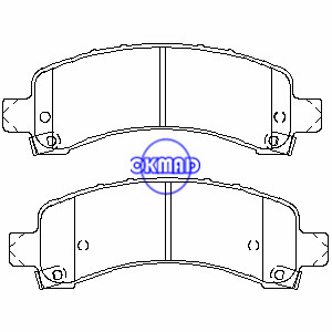 CADILLAC ESCALADE CHEVROLET TRUCK Express GMC TRUCK Savana Yukon Brake pad FMSI:7875-D974 7989-D974 OEM:88992627 89056378, F974