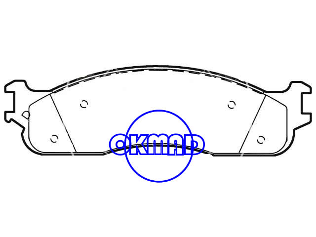 DODGE TRUCK Ram 1500 2500 3500 Plaquette de frein FMSI : 7864-D965 OEM : 5093267AA, F965