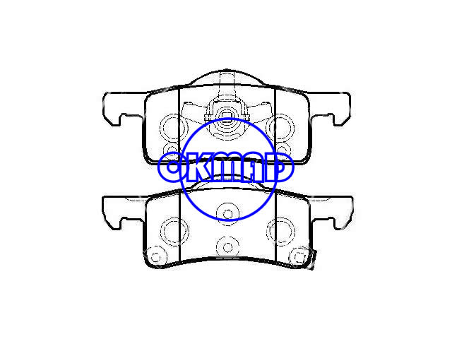 LINCOLN Navigator FORD TRUCK Expedition Brake pad FMSI:7838-D935 OEM:2LIZ-2200-AA WVA:24440, F935