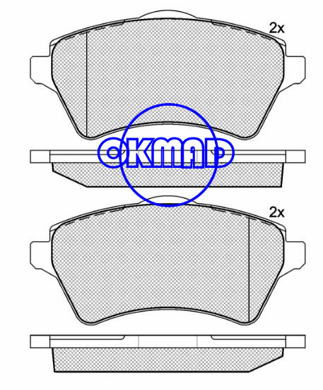 LAND ROVER Freelander Soft Top RANGE ROVER III Pastilha de freio FMSI: 7827-D926 OEM: SFP000010 FDB1473 TRW: GDB1473 WVA23615, F926