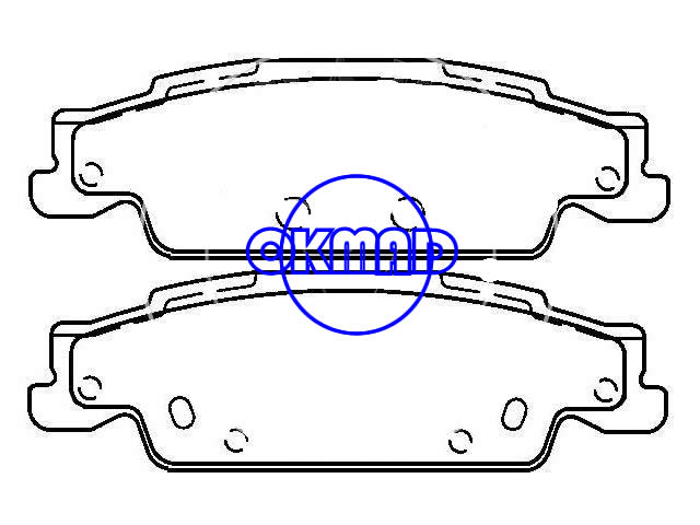CADILLAC CTS STS (SGM) SLS Conjunto de pastilhas de freio FMSI:7823-D922 OEM:85735537 WVA24304, F922