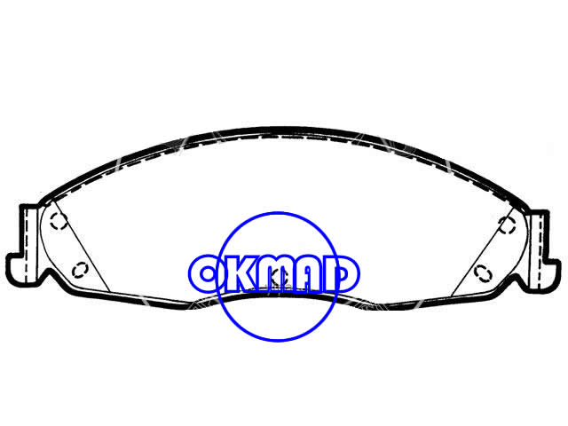 CADILLAC CTS STS Brake pad set FMSI:7822-D921 OEM:88959947 WVA24303, F921