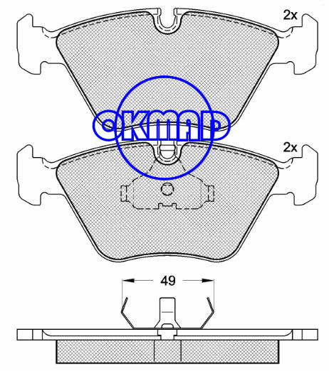 JAGUAR Vanden Plas XJ6 XJ8 XJ12 XJR XK8 XKR Brake pad FMSI:7778-D901 7395-D394 OEM:JLM1829 JLM20702 JLM 21222 FDB577 TRW:GDB1064 GDB1619 WVA20968 21064 23126 23204 23208 23209, F901