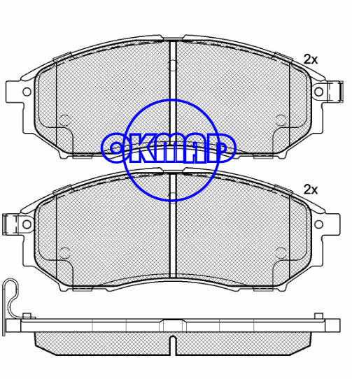 NISSAN MURANO NAVARA Pathfinder RENAULT KOLEOS INFINITI EX35 G35 M35 Q45 QX50 Pastilha de freio FMSI: 7766-D888 8221-D888 OEM: 41060-AR090 FDB1881 FDB4177 TRW: GDB3392 WVA: 23698 23699 24497, F888