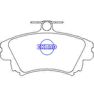 VOLVO S40 I 1.9 リッター V40 ブレーキ パッド FMSI:7712-D837 OEM:M850976 FDB1384 TRW:GDB3389 GDB1313 WVA:21982 21983、F837