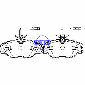 CITROEN EVASION JUMPY FIAT SCUDO ULYSSE PEUGEOT 806 EXPERT Pastilha de freio OEM: 4251,10 FDB1000 GDB1148 WVA: 21801 21802 21963, FF1000