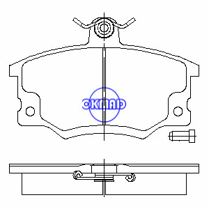 FIAT TEMPRA (159) Plaquette de frein OEM: 5889089 FDB370 GDB1223 GDB458 WVA:20719 20833 20834 20836 20837 20838 21134 21135 21136, FF370