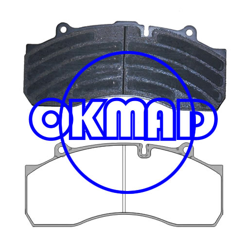 Pastilha de freio HALDEX Modulx DB22 FMSI:8735-D1527 OEM:79022031 FDB1367 GDB5090 WVA:29143 29185, FW29143
