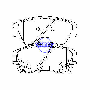 Pastilha de freio HYUNDAI ATOS PRIME (MX) FMSI: 8256-D1148 OEM: 58101-02A00 FDB1326 TRW: GDB3165 WVA23238/23239/23240,FF1326