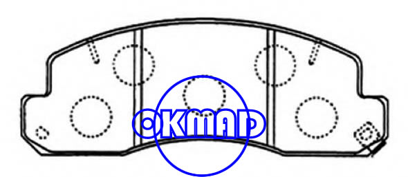 TOYOTA DYNA 200 Plateforme/Châssis Coaster Plaquette de frein FMSI : 8759-D1550 OEM : 04465-36010 FDB802 GDB7561 GDB7592 WVA : 23306 AN-118K AN-417WK AN-409WK, FA118