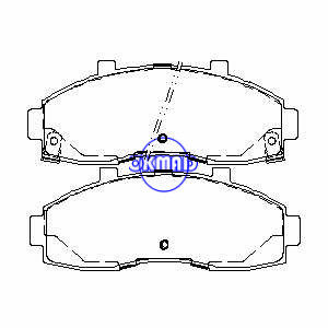 KIA BESTA Boîte PREGIO Bus Plaquette de frein FMSI:9227-D1997 OEM:0K72A-33-28Z GDB3263 WVA:23484 23485 23486, FG3263