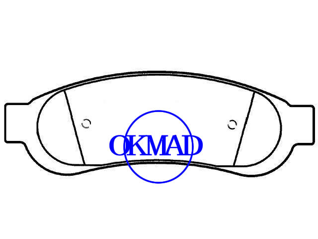 Plaquette de frein FORD F-350 SUPER DUTY FMSI:D1067-7973 OEM:5C3Z-2200-BA,F1067