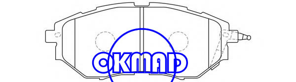 SUBARU Forester Legacy Outback Tribeca WRX Plaquette de frein FMSI : 7963-D1078 OEM : 26296-AG000 FDB1984 GDB3372 AN-703WK WVA : 24222 24223 24224 24225, F1078
