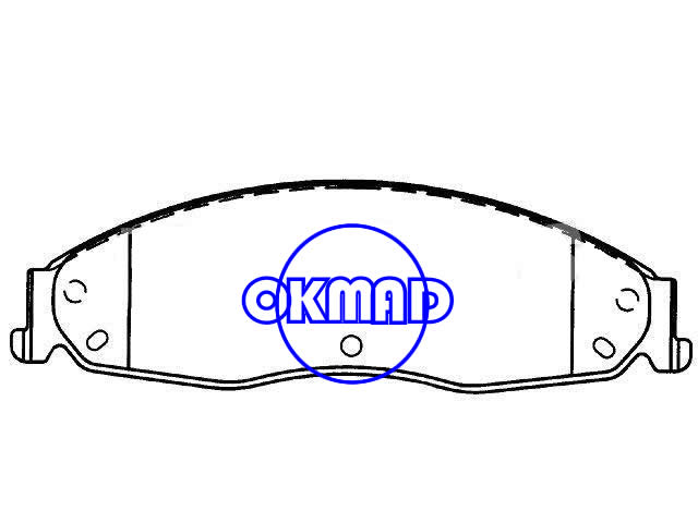 Pastilha de freio PONTIAC GRAND PRIX-V8 FMSI:7822-D1110 OEM:89060375,F1110
