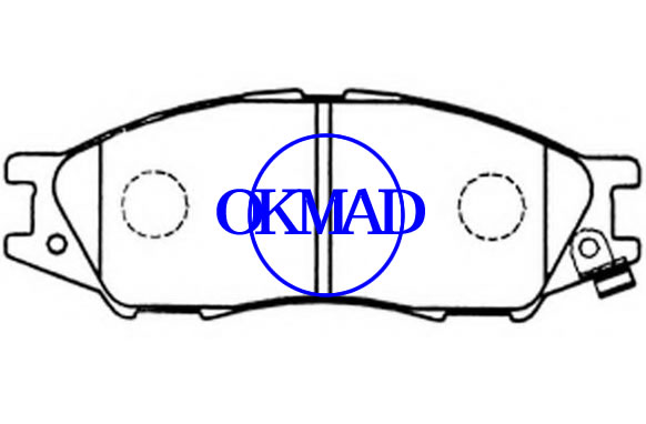 日産 アルメーラ II / パルサー / セントラ サニー IX VIII / セントラ / 鶴 ブレーキパッド FMSI:8311-D1193 OEM:41060-4M490 GDB3563 WVA:24647 24648 24649, F1193