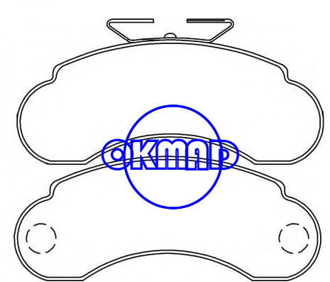 MERCEDES BENZ CLASSE G (W460) Plaquette de frein FMSI:8369-D1251 OEM:6314200120 FDB752 FDB941 GDB950 GDB1114 WVA:20934 20933 20932 21573, F1251