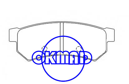 BUICK EXCELLE CHEVROLET DAEWOO LACETTI NUBIRA Optra SUZUKI Forenza Reno Pastilha de freio FMSI: 7939-D1315 OEM: 55500-85Z10 GDB4178 WVA: 25232, F1315