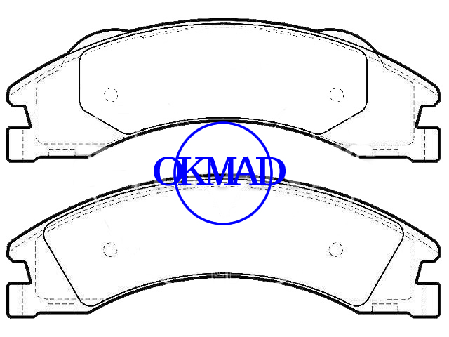 Plaquette de frein Ford E150/E250/E350 Super Duty FMSI : D1329-8441 OEM : 8C2Z-2200-A, F1329.