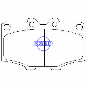 TOYOTA 4Runner Land Cruiser Bandeirante Pickup Pastilha de freio FMSI: 7069-D137 OEM: 04465-35100 04465-60040 FDB288 TRW: GDB352 WVA: 20852 20566, F137