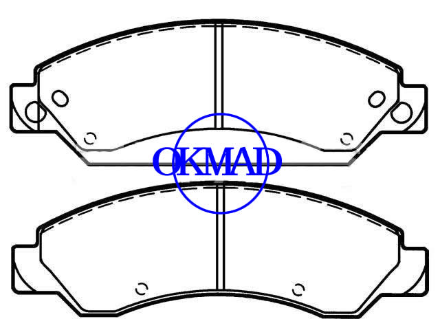 CHEVROLET Avalanche, CHEVROLET Siverado, CHEVROLET Suburban, CHEVROLET Tahoe, GMC Sierra GMC Yukon 브레이크 패드 FMSI:D1380-7997, OEM:89059119, F1380