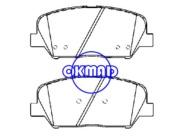 HYUNDAI Genesis Coupe KIA Optima Limited X Turbo Pastilha de freio FMSI:8527-D1413 OEM:58101-2MA00 WVA:24915 24916 24917, F1413