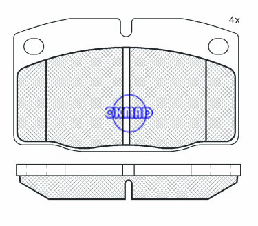 OPEL Vectra A 해치백 브레이크 패드 FMSI:D1436-8554,OEM:1605 463,WVA20939,FDB173,F1436