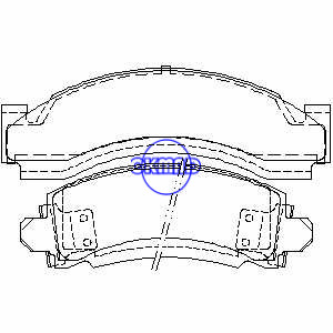 CHEVROLET TRUCK C3500 P30 GMC TRUCK C3500 P3500 R3500 V3500 DODGE TRUCK W250 W350 Pastilha de freio FMSI:7081-D543 7081A-D149 7081-D149 OEM:15649295 TRW:GDB4053, F149