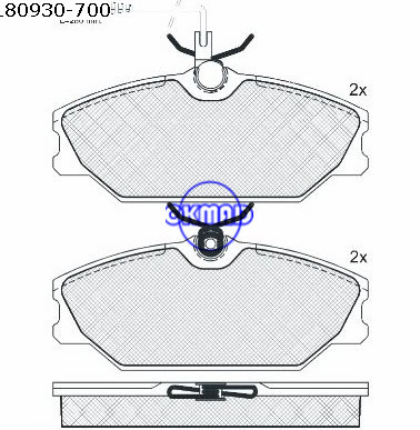 Pastilla de freno RENAULT Tegane Scenic FMSI: D1496-8696, OEM: 77 01202050, F1496