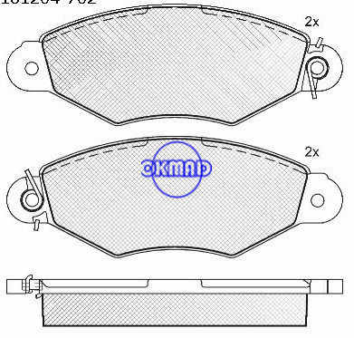 Pastilha de freio RENAULT KANGOOCITROE FMSI:D1499-8524,OEM:4251.69,F1499