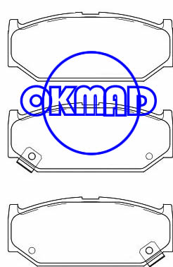 SUZUKI Swift III IV Pastillas de freno FMSI: 8827-D1614 OEM: 55810-57K00 55810-63J00 GDB3522 GDB7691 WVA: 23962 23963 25181 AN-706WK, F1614