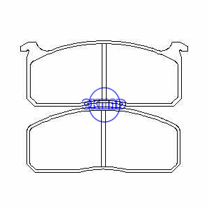 TOYOTA Pickup Pesado HIACE Dyna Bus Plataforma / Chassi Pastilha de freio FMSI: 7120-D197 OEM: 04465-35050 FDB186 TRW: GDB233 WVA: 20729 20730, F197