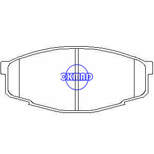 TOYOTA Cressida Station Wagon Pickup Pastilha de freio FMSI: 7127-D207 OEM: 04465-22070 FDB281 TRW: GDB293 WVA: 21042, F207