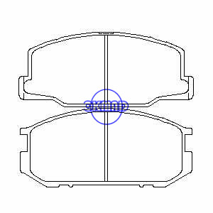 トヨタセリカスープラクーペハッチバックロータスエスプリブレーキパッドFMSI：7128-D209 8273-D1162 OEM：04465-27040 FDB265 GDB216 WVA：21250 21767、F209