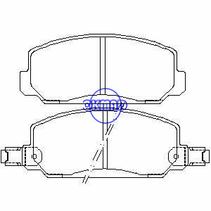 Pastilha de freio HONDA Accord FMSI: 7061-D226, F226