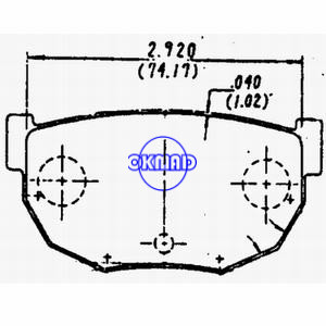 日産280ZX 300ZXブルーバードシルビア200SXマキシマブレーキパッドFMSI：7146-D232 7146-D231 OEM：44060-01P91 FDB284 TRW：GDB306 WVA：21122、F232