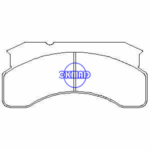 FORD TRUCK B600 B7000 C8000 CF7000 FT9000 L800 LN7000 LNT800 LT8000 Pastilha de freio FMSI: 7149-D236 7809-D236 OEM: E3HZ-2001-A, F236