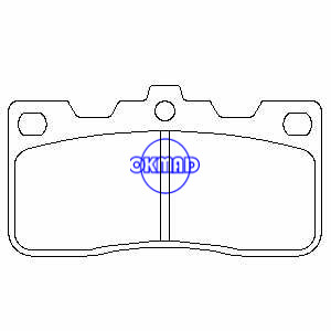 TOYOTA Cressida Crown Saloon 브레이크 패드 FMSI:7154-D243 OEM:04492-14050 FDB282 TRW:GDB193 WVA:20567, F243