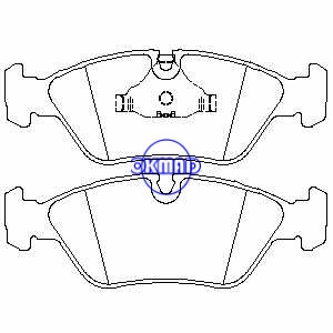 BMW 3 5 6 524td 528e 533i 535i 635CSi L6 M3 PORSCHE 928 FERRARI MONDIAL 브레이크 패드 FMSI:7285-D395 7160-D253 OEM:341111157510 FDB2:34111157510 FDB2