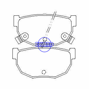 NISSAN 200SX Turbo 240SX 300ZX Turbo Pastilha de freio FMSI: 7146-D272 OEM: 44060-01P90 FDB484 TRW: GDB3052 GDB3143 WVA: 21121 21328 21329, F272